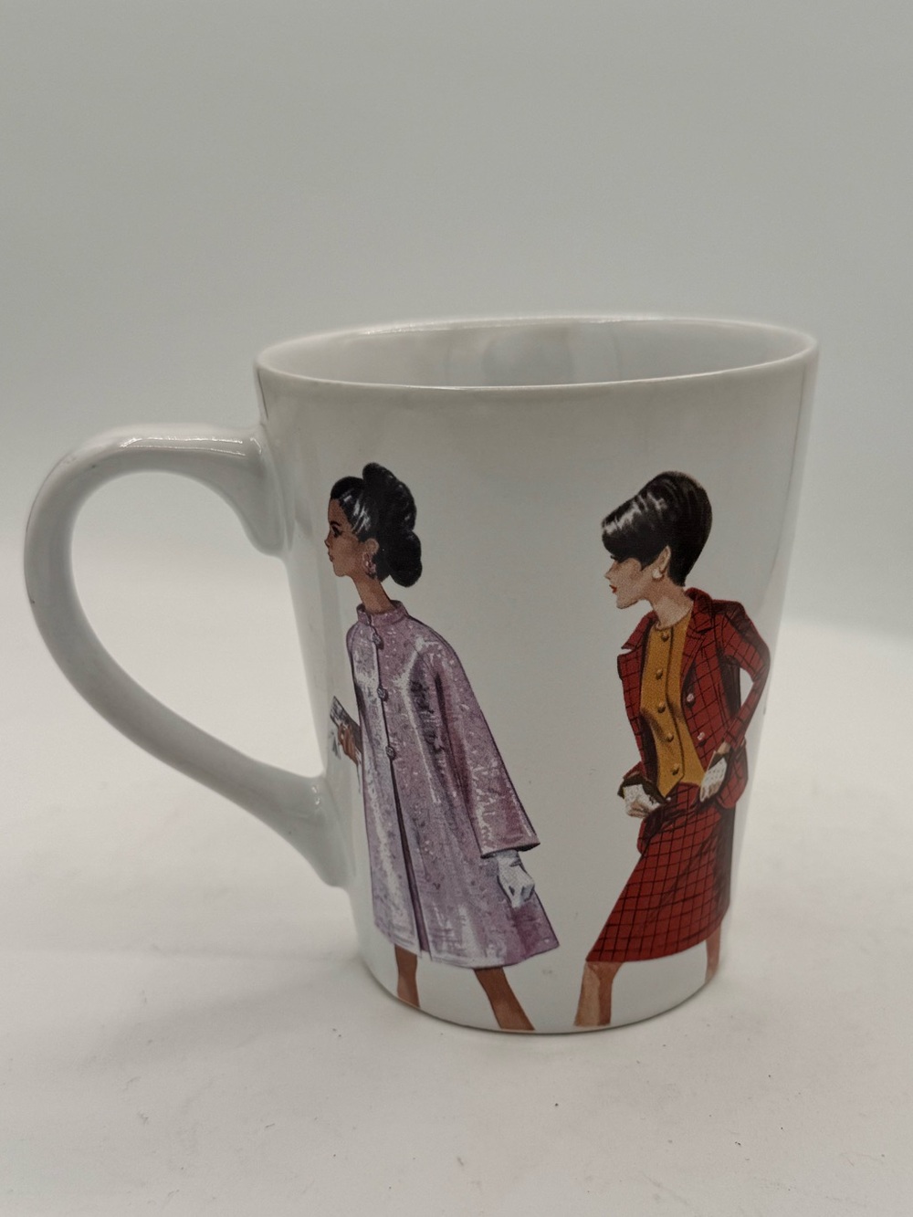 Vintage Simplicity 1960s Styles Fashion Illustration Ceramic Mug